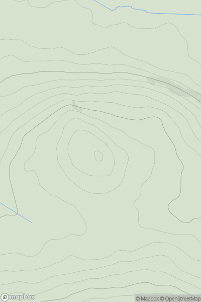 Thumbnail image for Brown Hill [Ayr to the River Clyde] showing contour plot for surrounding peak